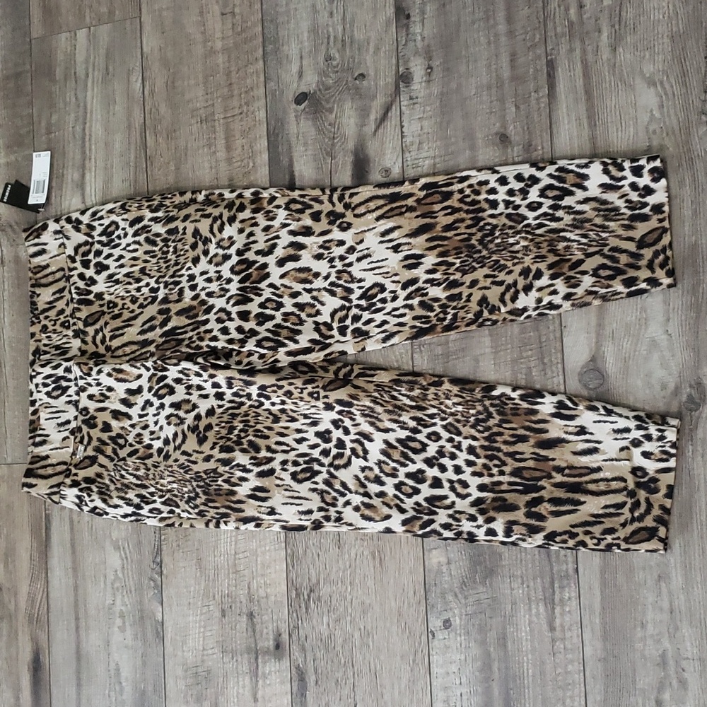 New Premise Cheetah Printed Bengaline pants